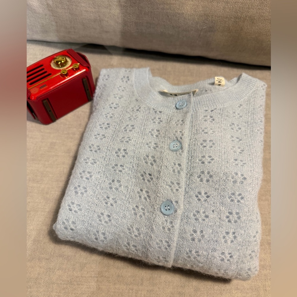 Doen Light Blue Women's Cardigan - Picture 4 of 12